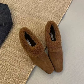 厚底拖鞋;女式皮靴;女式棉鞋