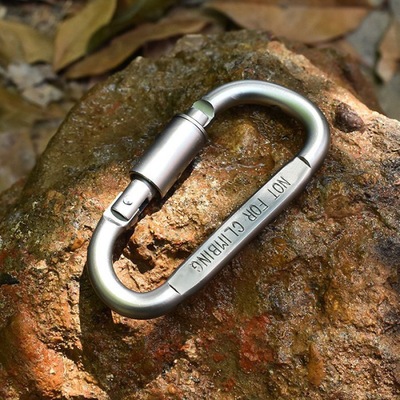 Carabiner D buckle outdoors Hooks Key buckle Lock aluminium alloy Fast hang buckle colour Independent Manufactor