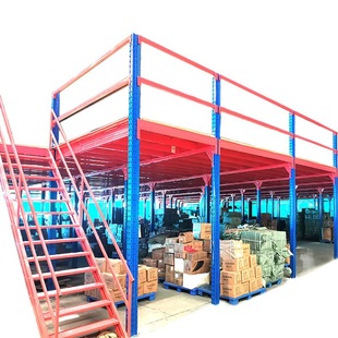 Jin Shuo Builds Loft Shelf Steel Structure Two-storey Multi-storey Removable Warehouse Heavy Loft Platform Shelf