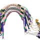 Summer Women's Rope Side Span Double Buckle Nylon Colorful Creative Braided Rope Universal Twist Rope Homemade Braided Bag Shoulder Strap