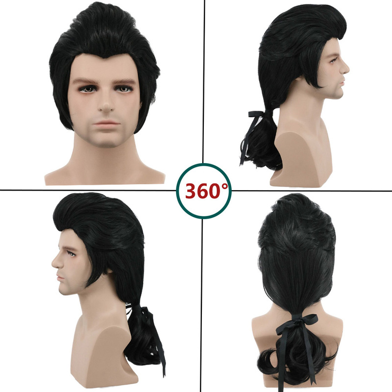 Cosplay Masquerade Baroque Long Curly Wig Colonial Wig Straight Hair Retro Style Long Straight Hair Cosplay Masquerade Baroque Long Curly Wig Colonial Wig Straight Hair Retro Style Long Straight Hair