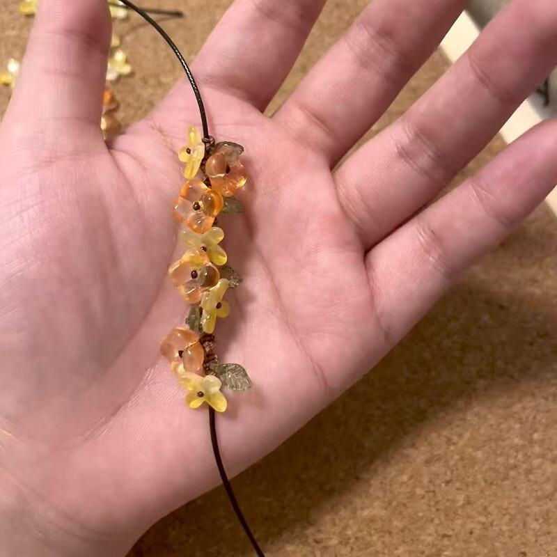 十里丹桂 不掉色桂花手链手工编织高颜值手绳送情侣闺蜜礼物|undefined