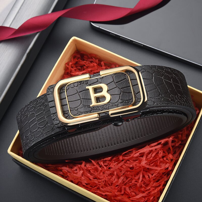 Fashionable casual belt with letters