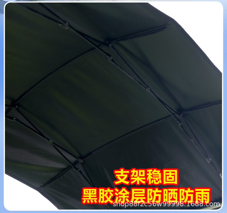New model of electric vehicle rain canopy, retractable and foldable, windproof cover for electric bikes, motorcycle sunshade, rain protection canopy