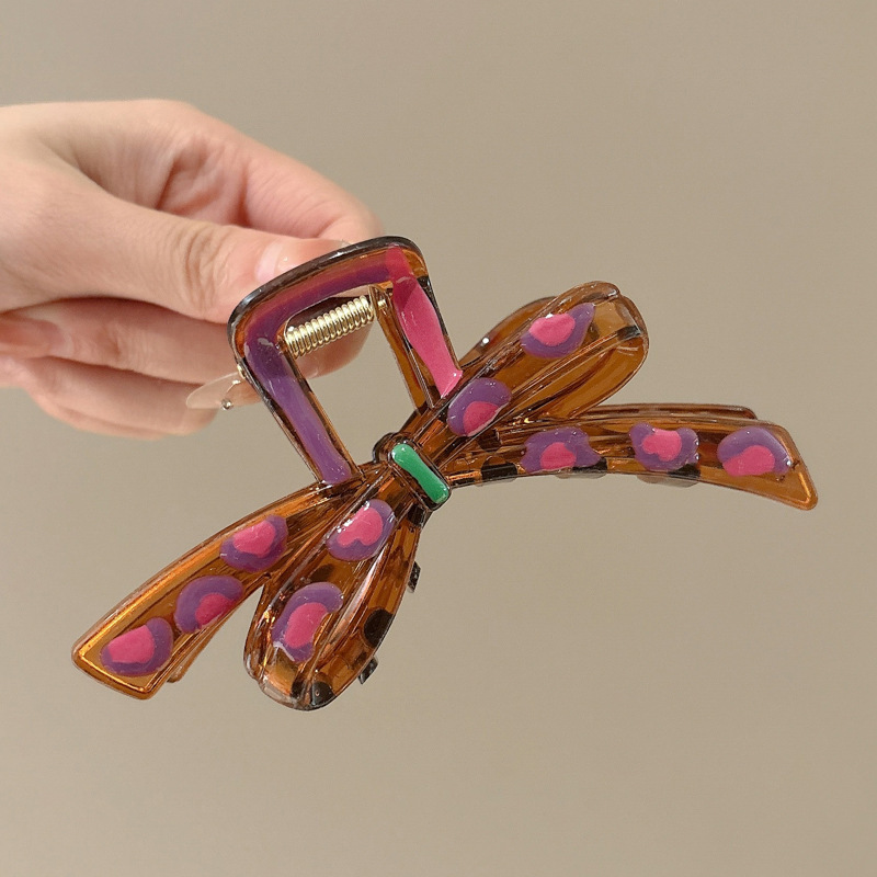1 # arco de punto de onda púrpura rosa-12cm