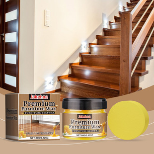 Jakehoe Furniture Care Beeswax Indoor Wooden Tables and Chairs Furniture Glossy Polishing Care Multi-Purpose Maintenance Wax