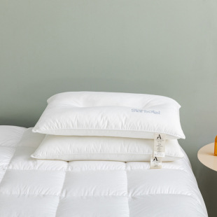 Comfortable Pillow Core Home Cervical Pillow Adult Sleep Aid Super Soft Low Pillow Dormitory Pillow Hotel Pillow Wholesale