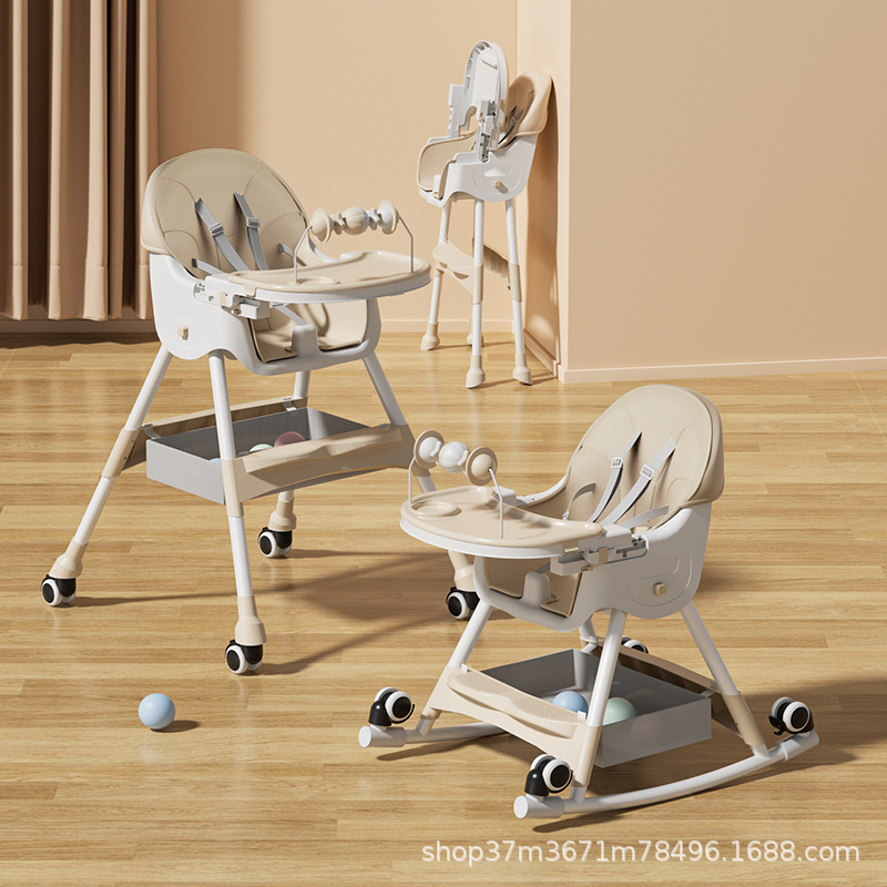 Silla de comedor para bebés, silla plegable multifuncional para bebés, mesa de comedor para bebés portátil, asiento para niños