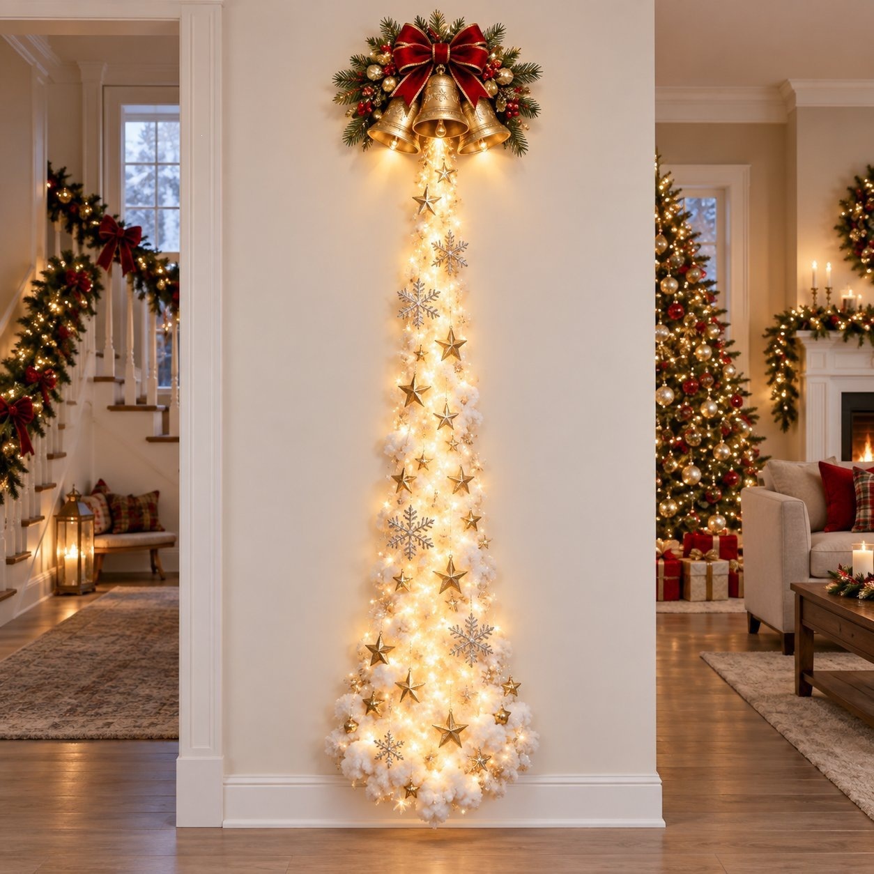 Cross - Border Pocket Christmas Magic Trail Wall Light Christmas Magic Wall Light