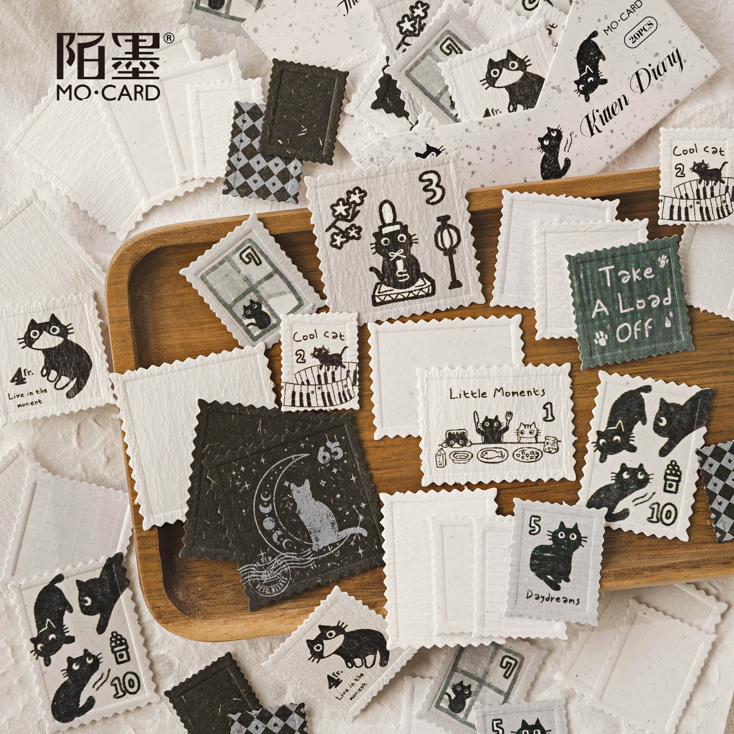 Mo чернила бумажные марки серии специальных бумажных вытисненых наклеек с вытисненной печатью 6 моделей 20 винтажных наклеек