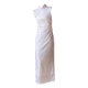 2025 New Chinese Style Beautiful Jacquard Cheongsam White Bride Wedding Engagement High Feeling dress Daily Wear