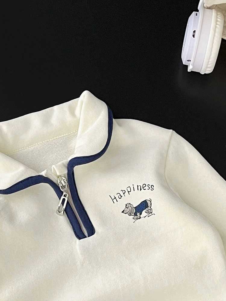 Children's spring sweatshirt, long-sleeve for men and women girl's, western style