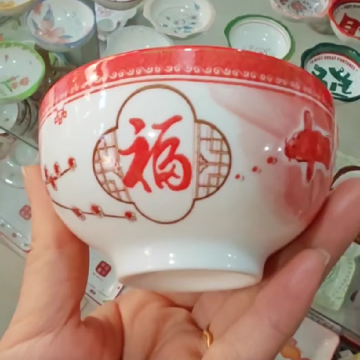 상서로운 복어 3.6inch 그릇, 240개입