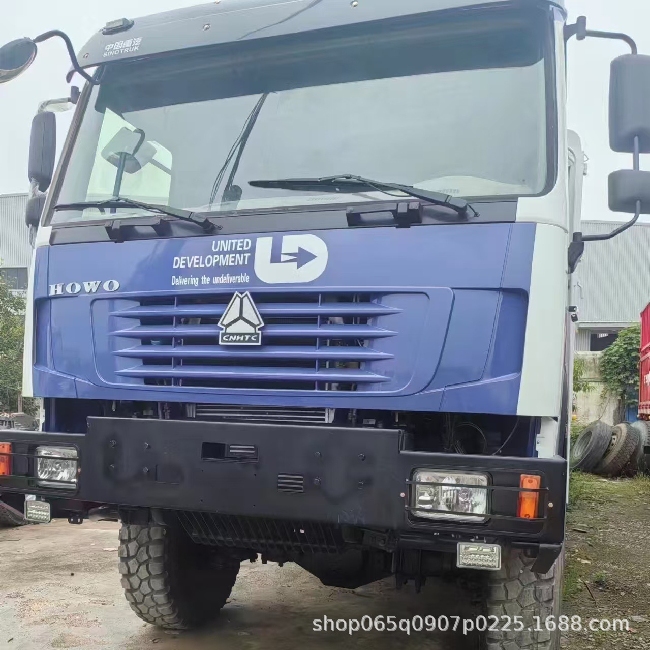 Cross-Border Sales of Sinotruk Howo 371 Horsepower 6-Wheel Drive Dump Truck 6X6 Dump Truck Exported to Africa