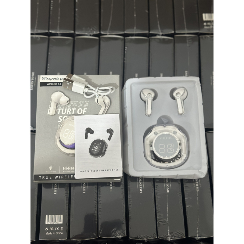 TK cargo transparente segunda generación Air39 auriculares Bluetooth transparente generación Air31 cristal pantalla digital cápsula inalámbrica