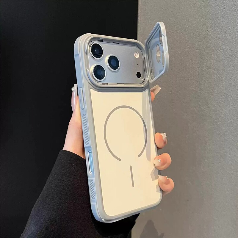 Suitable for Iphone17Pro Mobile Phone Case, Crystal Lens Holder, Apple 16 Matte Skin-Feel Magnetic Anti-Fall Case 15 Suitable for Iphone17Pro Mobile Phone Case, Crystal Lens Holder, Apple 16 Matte Skin-Feel Magnetic Anti-Fall Case 15
