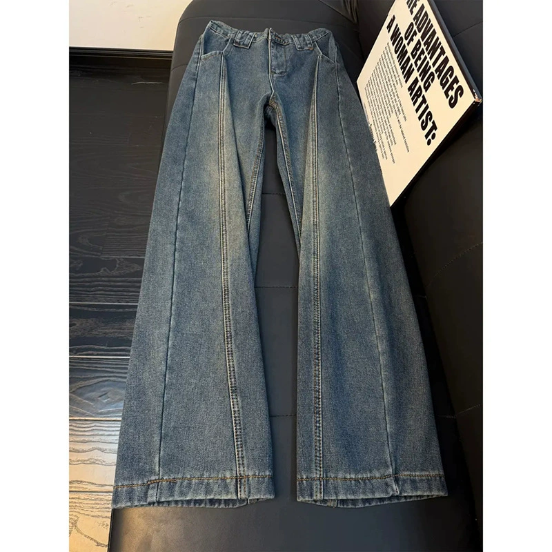 Blue warm jeans, trousers, American style