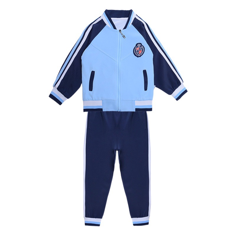 School uniform manufacturers wholesale primary and secondary school students spring sportswear set kindergarten Garden clothes customized class clothes spring and autumn clothes tide