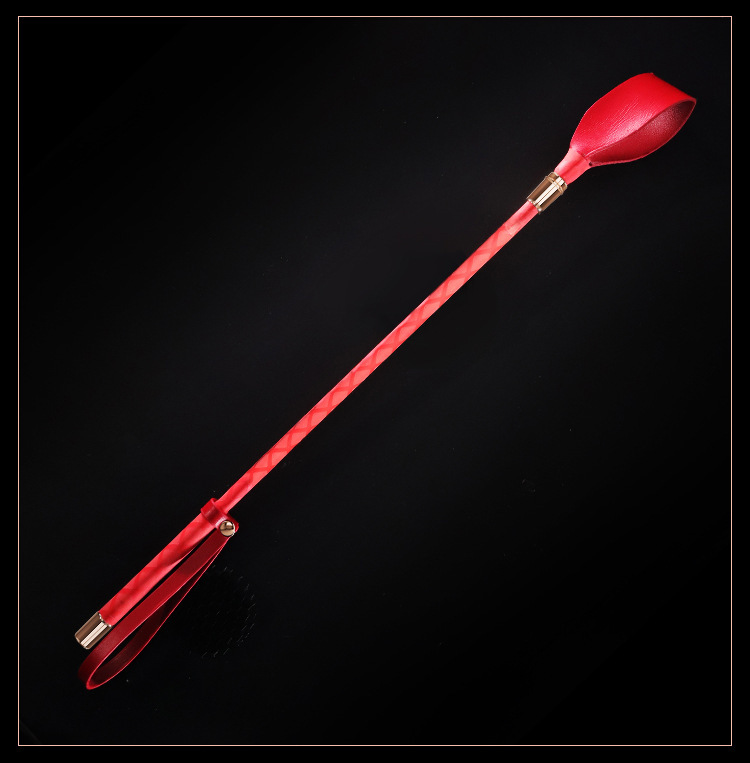 PU Leather Cat Paw Paddle for Couples Play, Pink SM Prop with Metal Accent — detail image 14