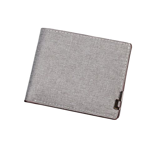 New Style Minimalist Denim Wallet Fashion Youth Horizontal Money Clip Large Capacity Multi-Card Slot Gift Ten Yuan Note Holder