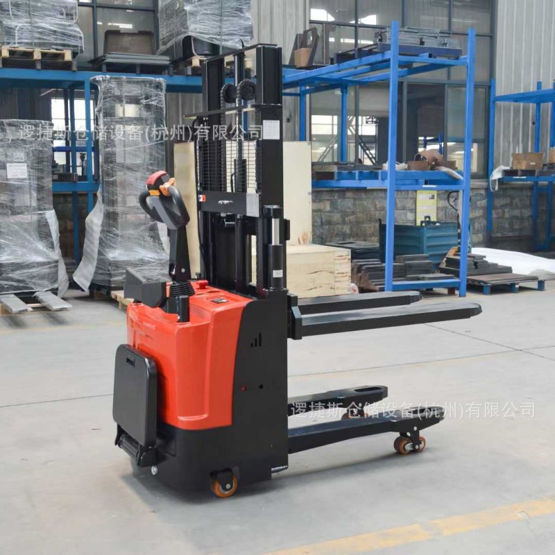 全电动堆高车站驾式液压装卸叉车升降堆垛机托盘搬运升高车