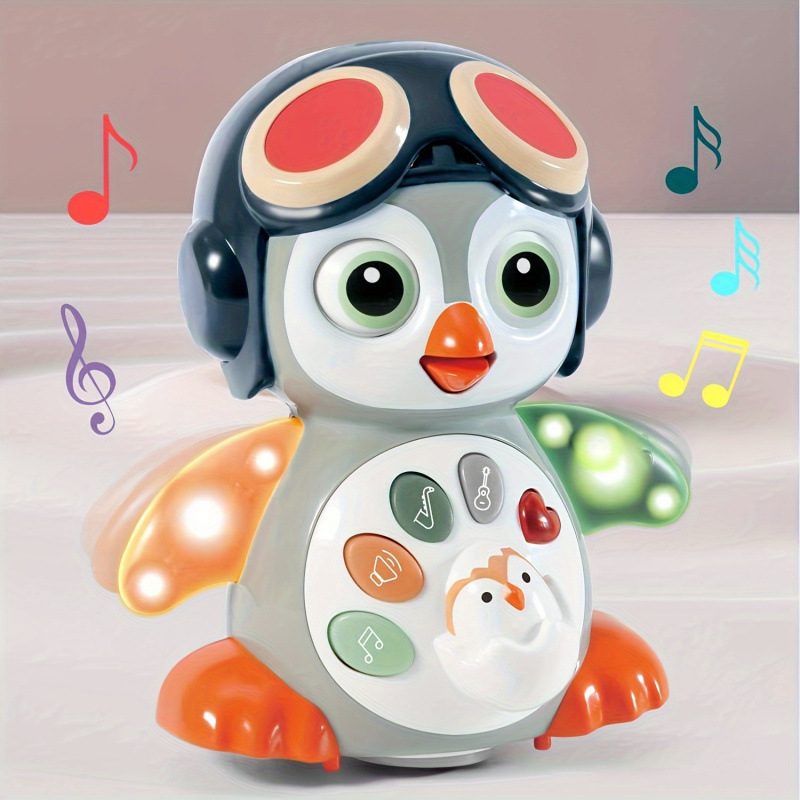 2026 new pattern Cross border On behalf of baby Toys penguin baby music Toys 6 Abdomen time