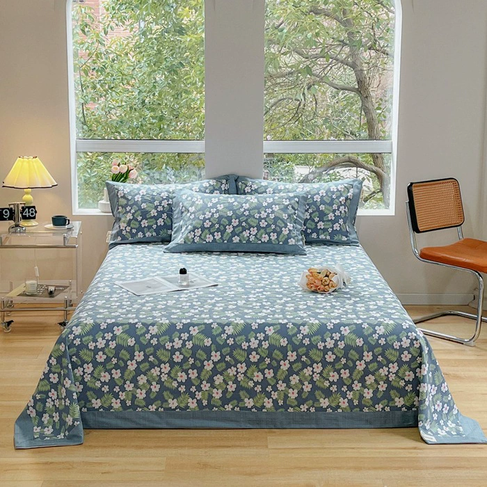 Cotton sheet, non-slip duvet, set, 100% cotton, increased thickness, 3 piece set, wholesale