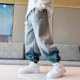 男童裤子2026新款春秋款儿童运动裤男孩帅气时髦秋装大童秋季卫裤