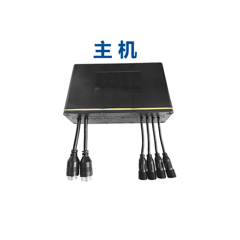 (2개) 버스 LED 초승달 스크린 역전 레이더 앞 트럭 사각 지대 레이더 카트 후방 부저 사각 지대 조기 경보 장치