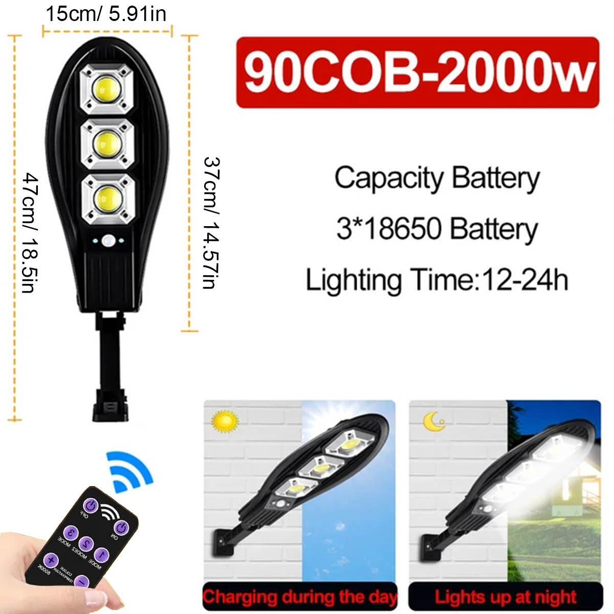 Fuente transfronteriza lámpara de iluminación solar luz intensa lámpara solar impermeable lámpara de pared de inducción del cuerpo humano lámpara de patio exterior