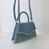 Shoulder bag, denim purse, one-shoulder bag, 2023 collection, South Korea, internet celebrity