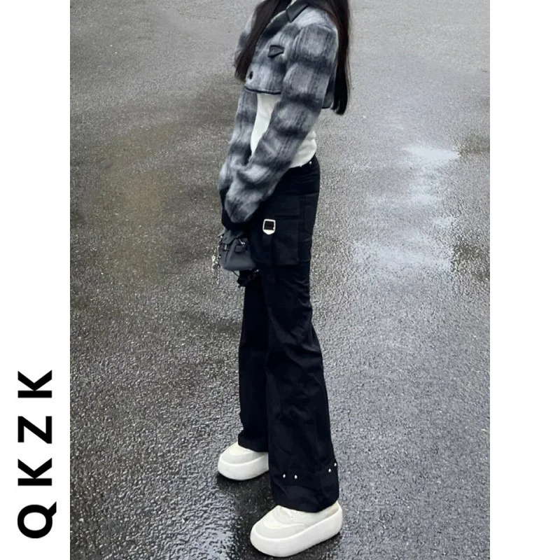 Съемный костюм, демисезонное шерстяное пальто, цветная куртка, oversize