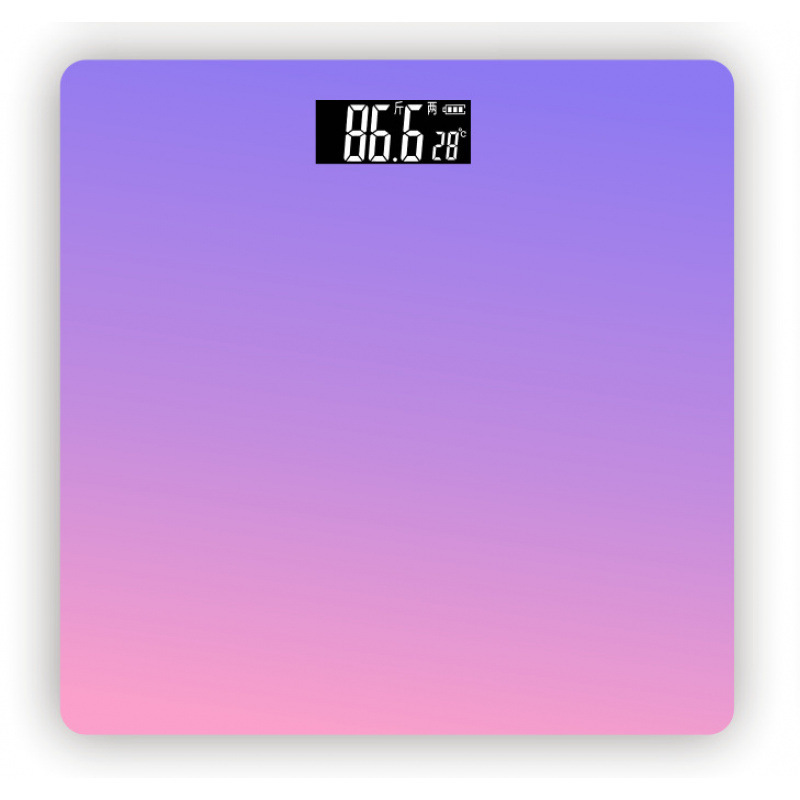 Gradient purple display weight scale✦☆