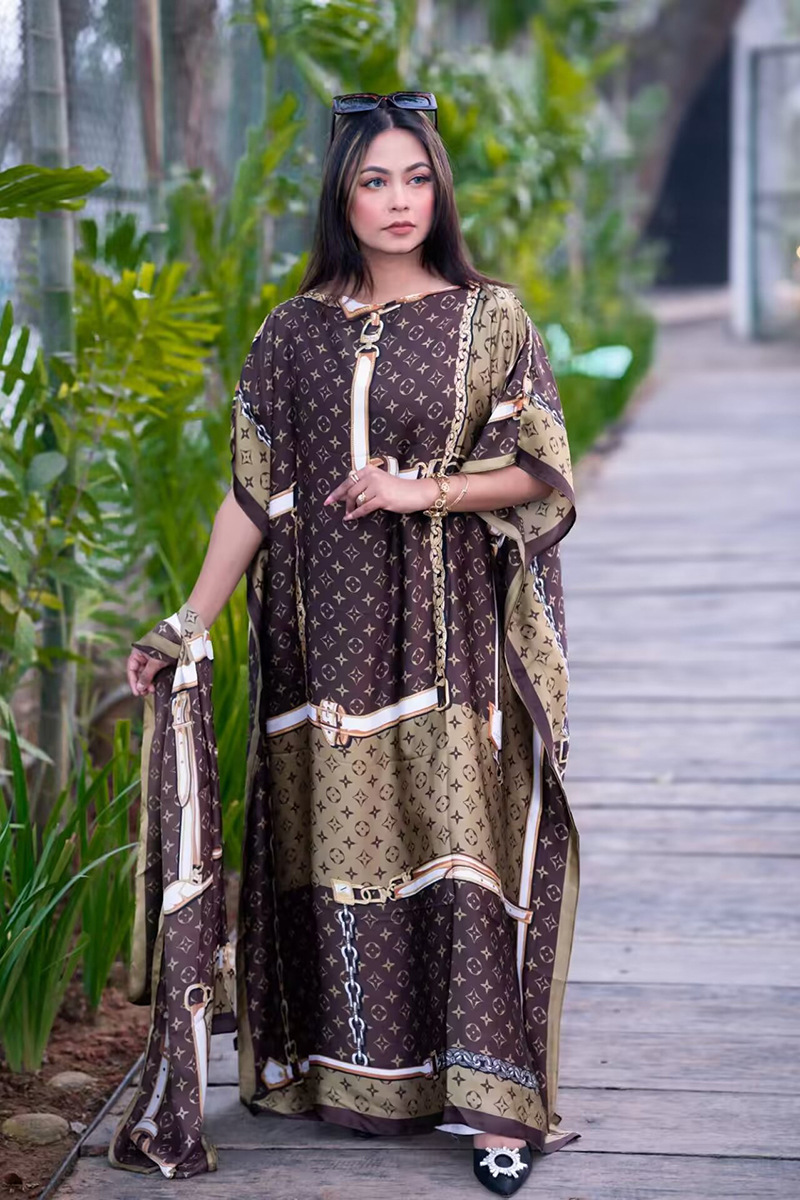 2025 primavera y verano nuevo Amazon venta rápida ropa malaya camisa de arena imitación seda brocado ropa de protección solar de vacaciones de playa