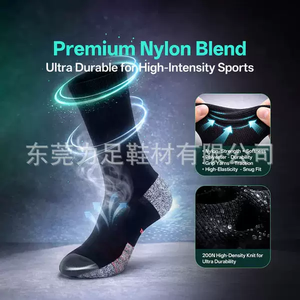 2026 Patent Football Socks with Toe Protection, GEL Layer for Pain Relief, Shock Absorption, Pressure Reduction, Breathable Mid-Calf Soccer Socks