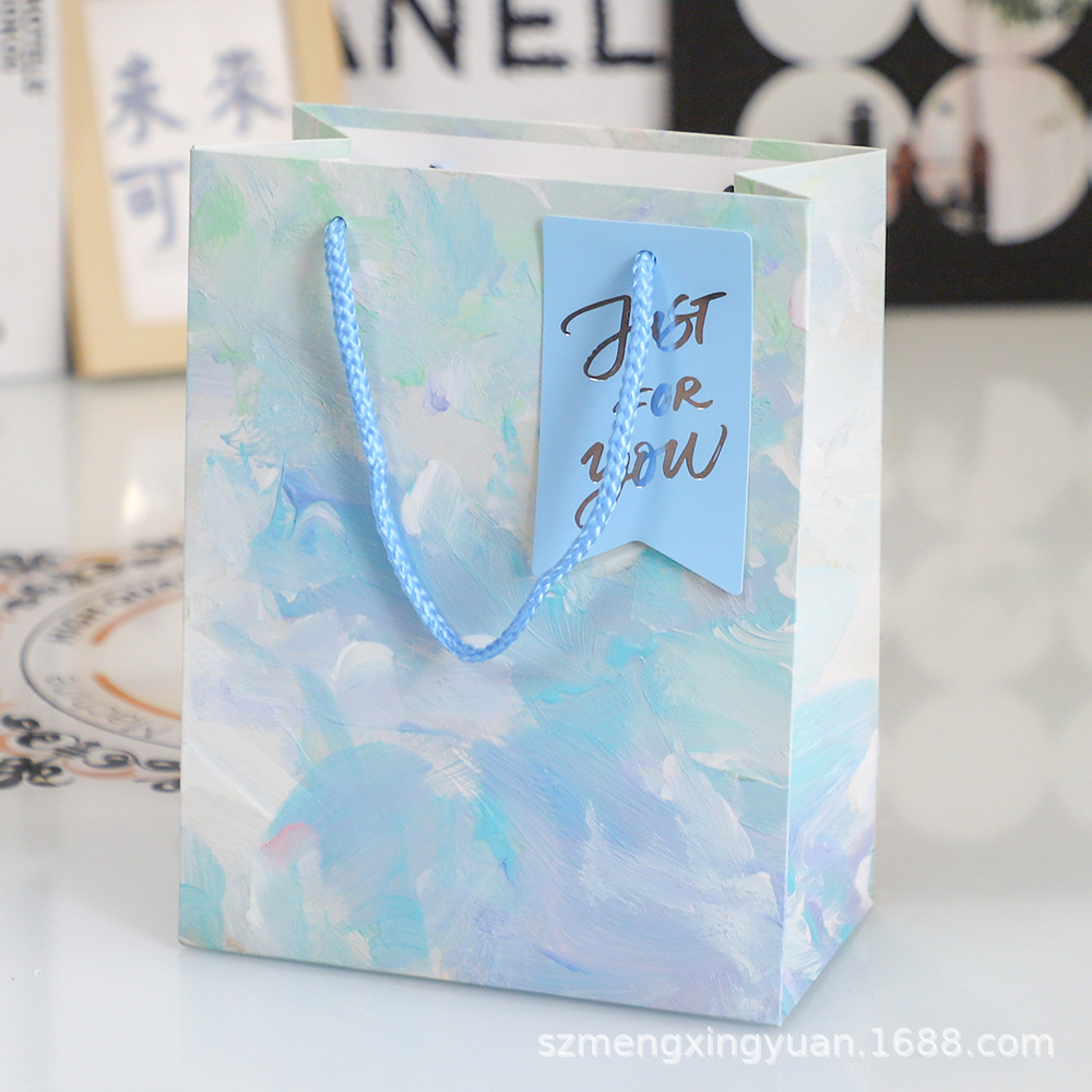 Estilo creativo ins hermosa temporada de graduación para enviar bolsas de papel al maestro cumpleaños día del padre regalo bolsa de regalo bolsa de papel portátil