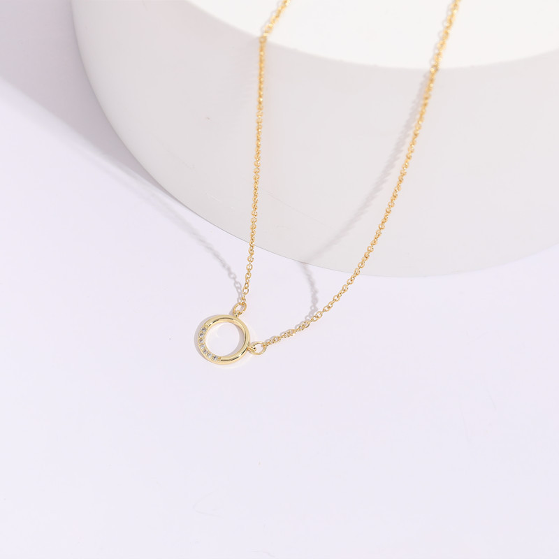 Simple Style Geometric Copper Necklace Metal Copper Necklaces