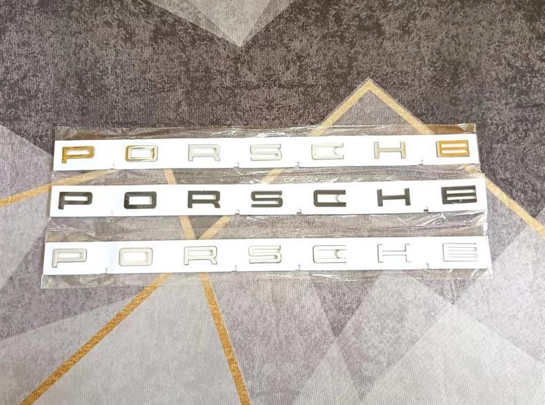 Porsche Panamera rear emblem, Cayenne/Macan emblem, Panamera emblem, 4S executive English lettering