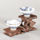 Solid Wood Base Mahogany Teapot Tea Cup Strange Stone Jade Wenwan Walnut Small Ornaments Crafts Bracket Base