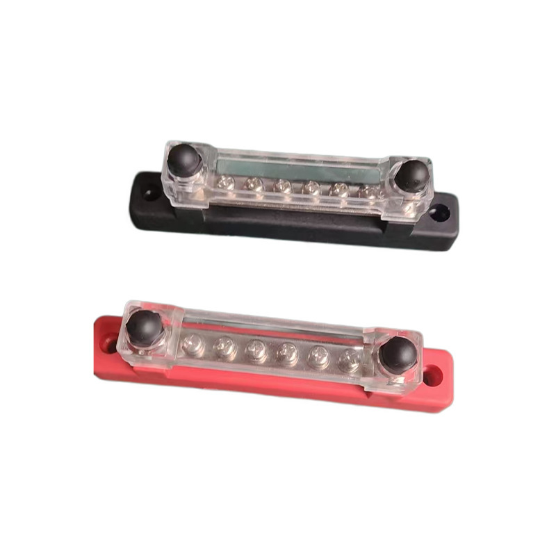 6-way busbar M10/M8/M6 screw terminal for RV and yacht modification wiring