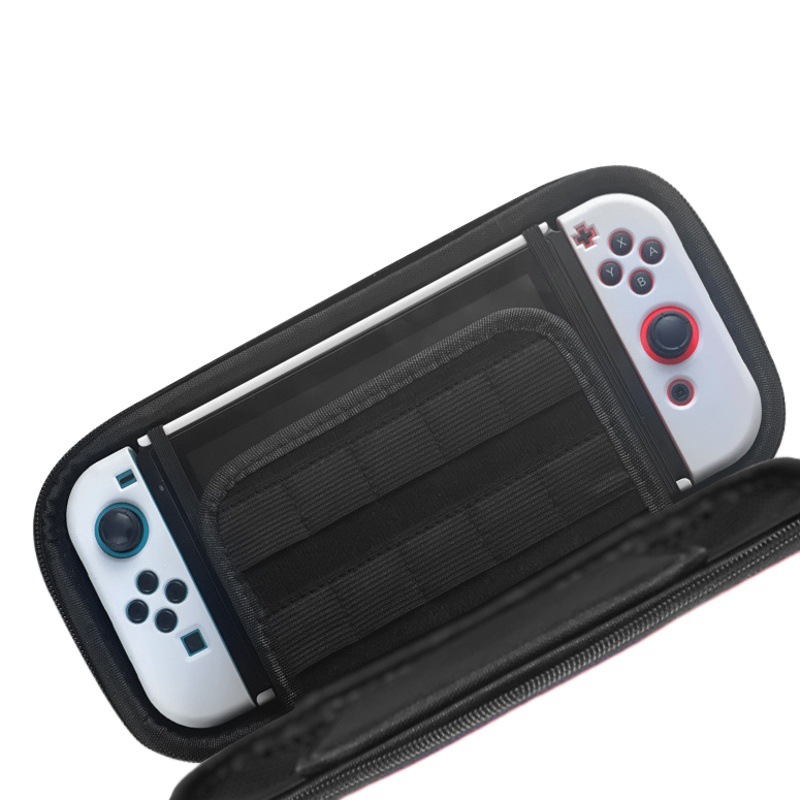 Interruptor OLED bolsa de almacenamiento bolsa de la máquina de juego de Nintendo interruptor bolsa de almacenamiento bolso portátil cóncavo-convexo bolsa