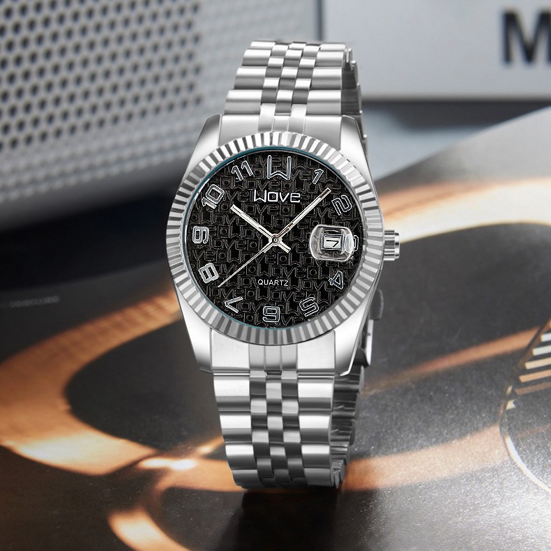 Couple's With Luminous Display And Calendar, Business Men's Cross-border Foreign Trade Quartz Watch, Douyin Dropshipping_voghion.com