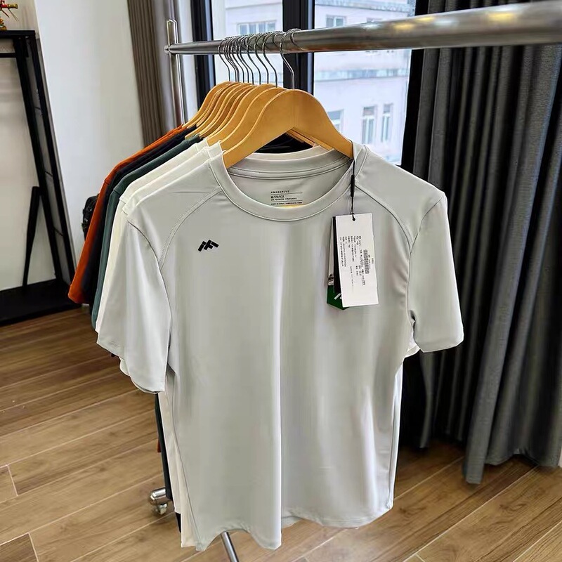 So Comfortable That I Don’T Want to Take It Off. High-Energy Sweat-Absorbent and Quick-Drying Men’S Round-Neck Short-Sleeved T-Shirt Sports Bottoming Half-Sleeved Summer New Style