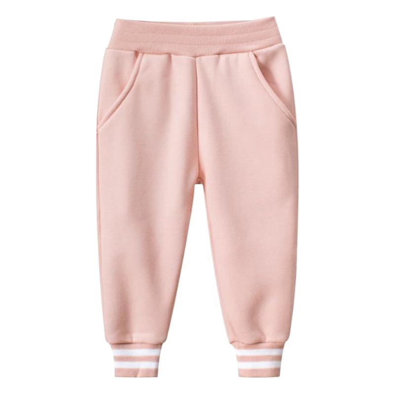 27 ropa para niños de estilo coreano en casa Otoño Nuevo 2023 pantalones para niñas al por mayor pantalones de chándal para bebés con forro polar un envío