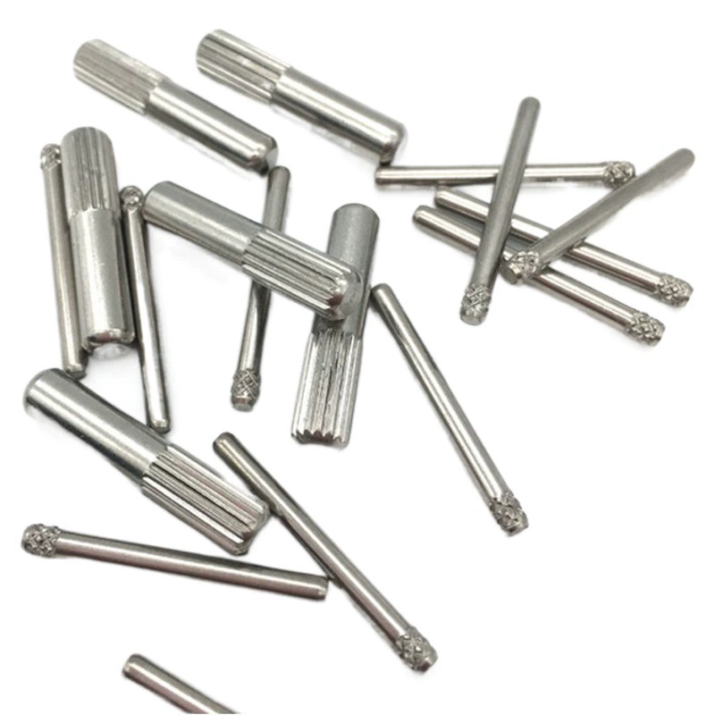 304 цилиндрический штифт из нержавеющей стали с накаткой позиционирующий штифт игрушечная ось все виды цилиндрических штифтов обработка фаски