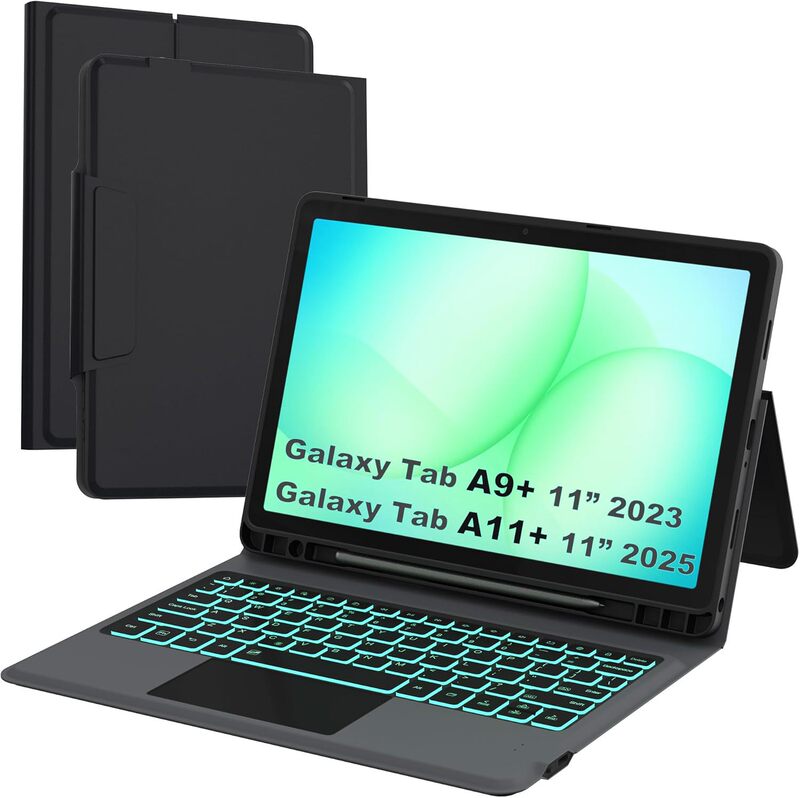 Suitable for Samsung Galaxy Tab A11+/A9+ Bluetooth Keyboard, Samsung Tablet Protective Case, Samsung Tablet Shell