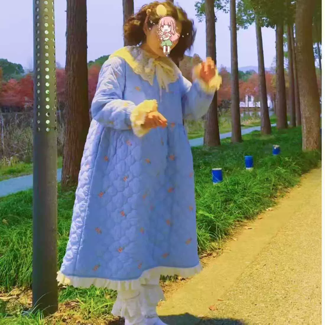 女宝宝棉服冬装加厚2025可爱新款女棉服衣中长款洋气家居服