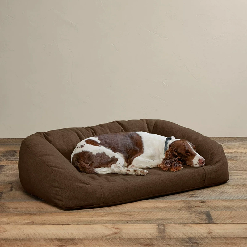 Лежанка для собак из пены с эффектом памяти, диван для собак из пены с эффектом памяти