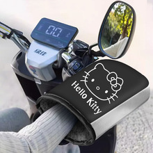 电动摩托车手把套冬季加绒加厚保暖防水手套防风防寒电瓶车