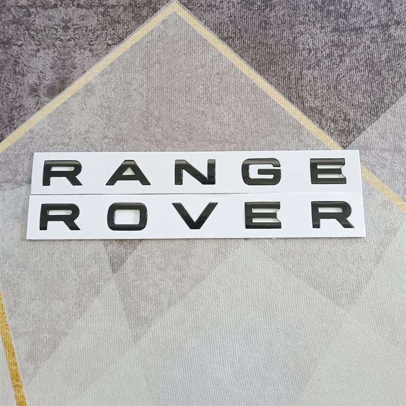 Land Rover car emblem, RANGE ROVER front hood logo, Aurora, Range Rover Sport, English letter stickers, car modification
